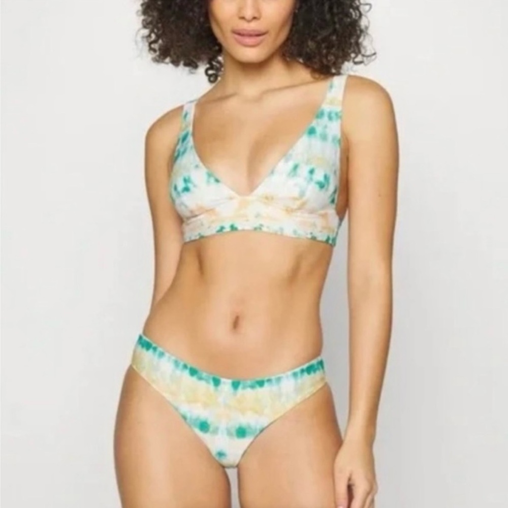 Rip Curl Tie-Dye Bikini Set Aqua Size M